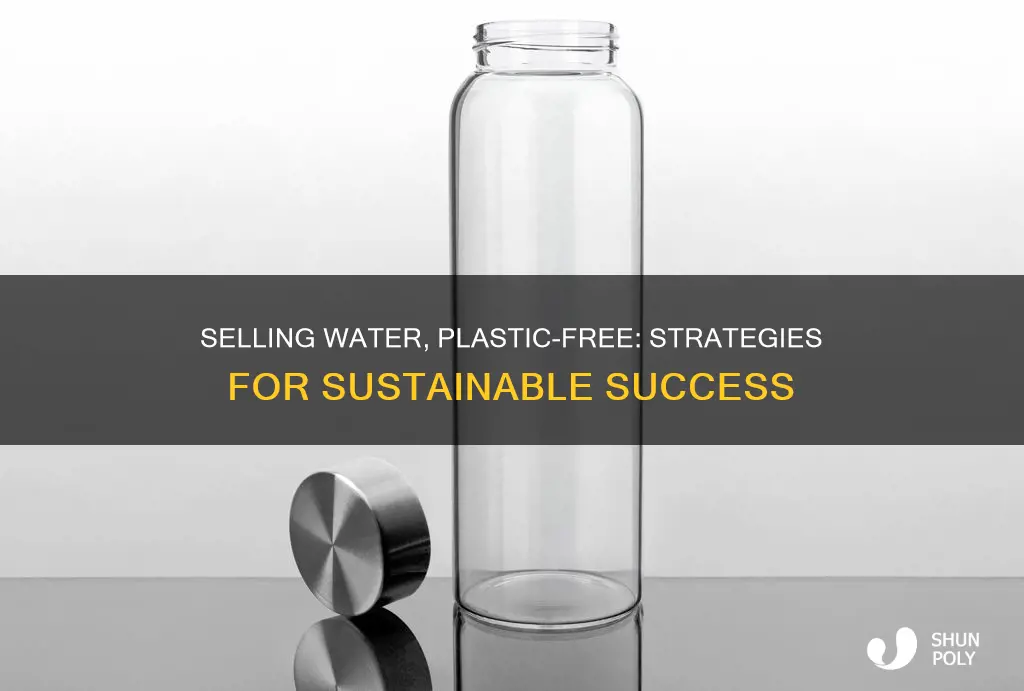 how to sell water without plastic
