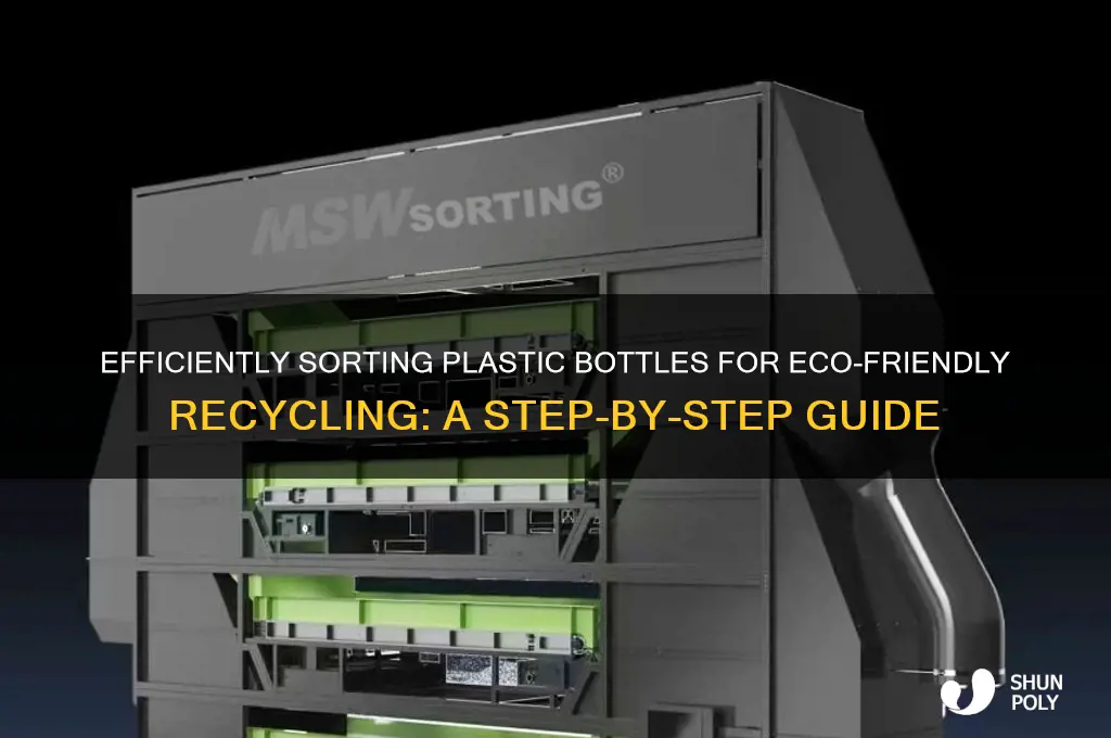 how to separate plastic bottles for recycling