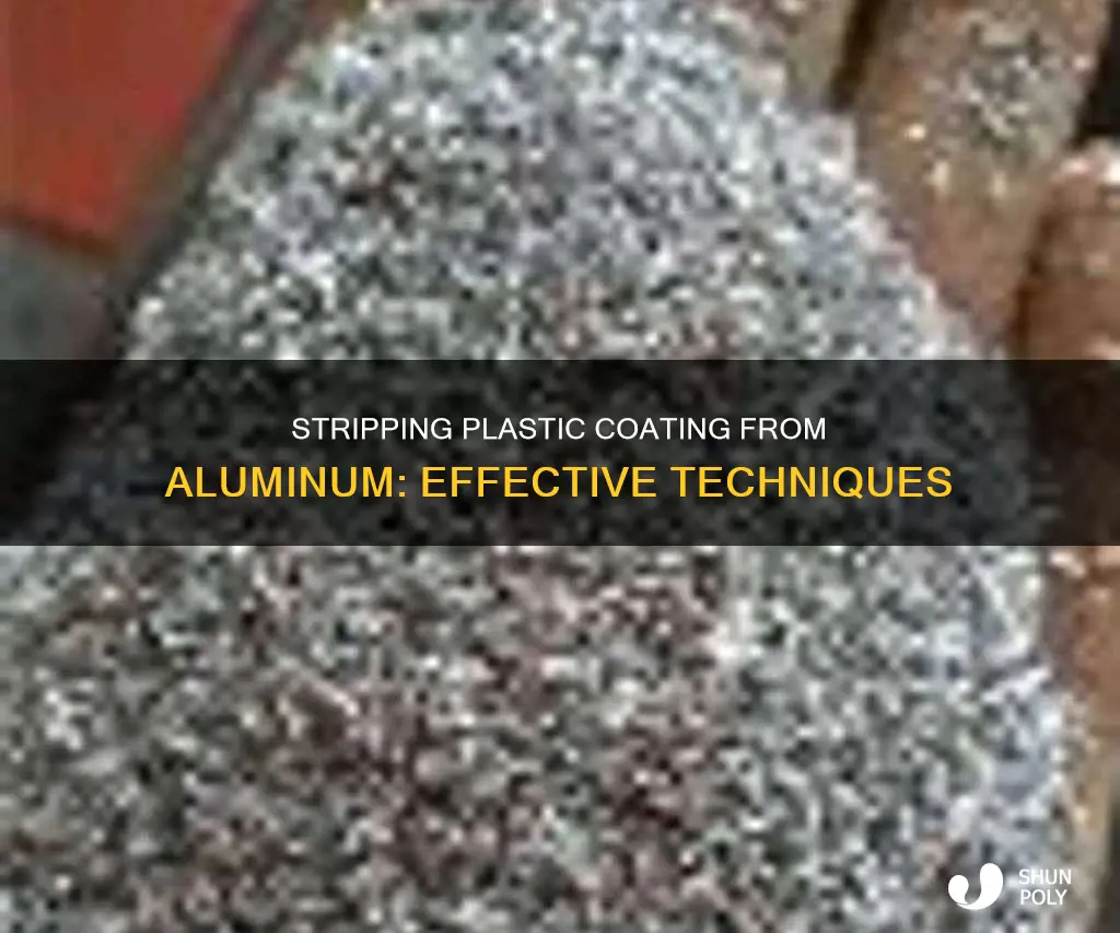 how to separate plastic coating from aluminum