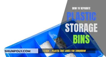 Separating Plastic Storage Bins: A Step-by-Step Guide