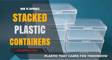 Unlocking Stacked Plastic Containers: Easy Separation Techniques