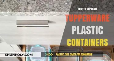 Tupperware Troubles: Separating Plastic Containers
