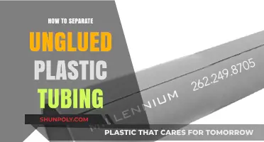 Easy Fixes for Separating Unglued Plastic Tubing