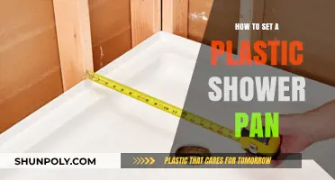 The Right Way to Set a Plastic Shower Pan