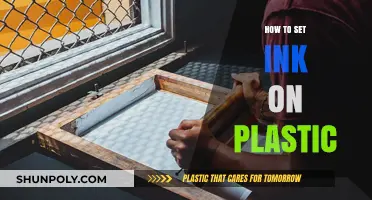 Setting Ink on Plastic: Tips and Tricks