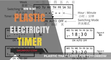 Setting Plastic Electricity Timers: A Simple Guide