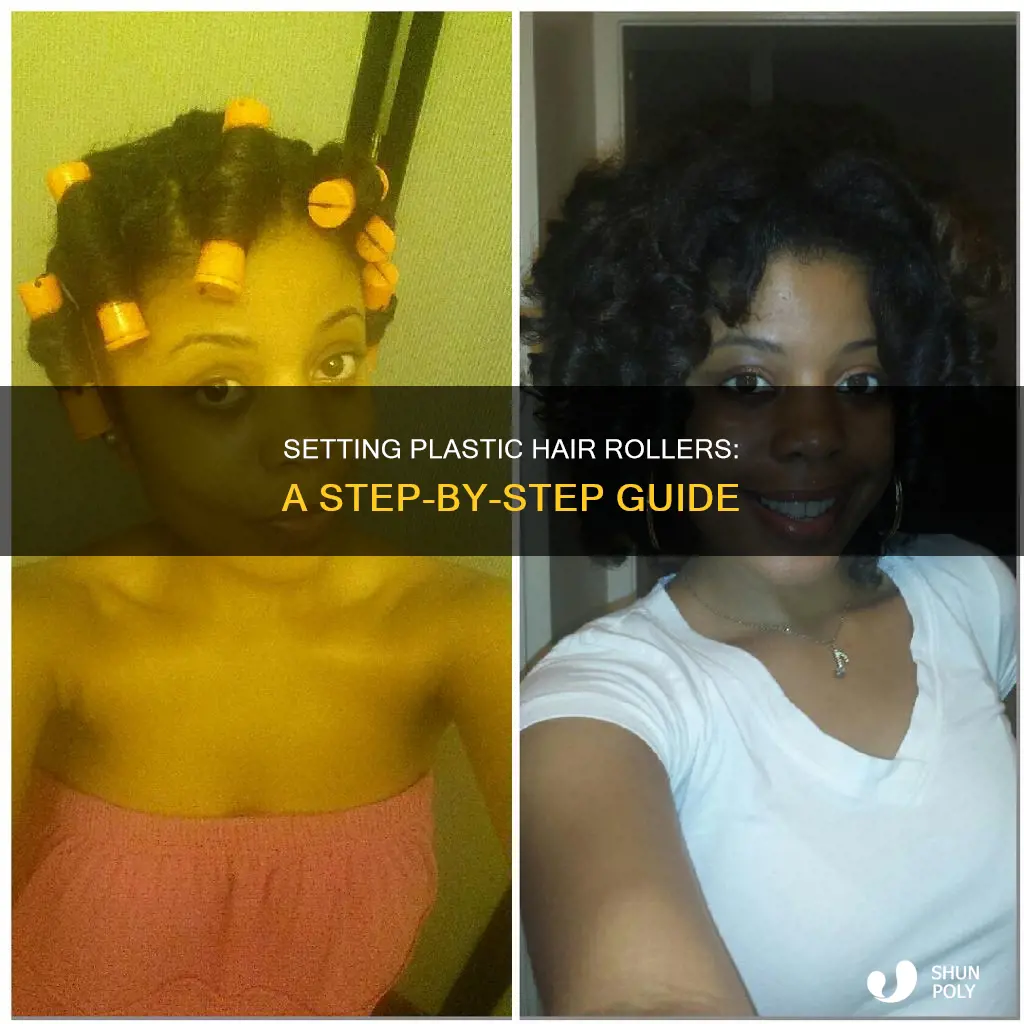 how to set plastic hair rollers