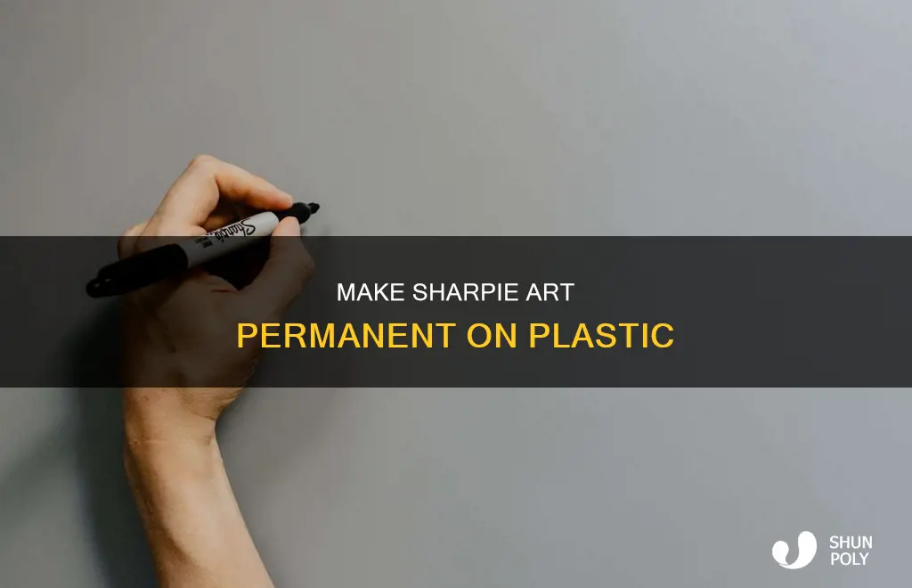 how to set sharpie on plastic