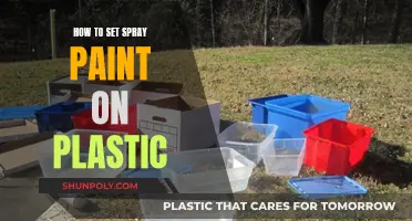 Spray Paint on Plastic: Setting the Perfect Finish