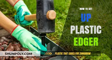 Setting Up a Plastic Edger: A Quick Guide