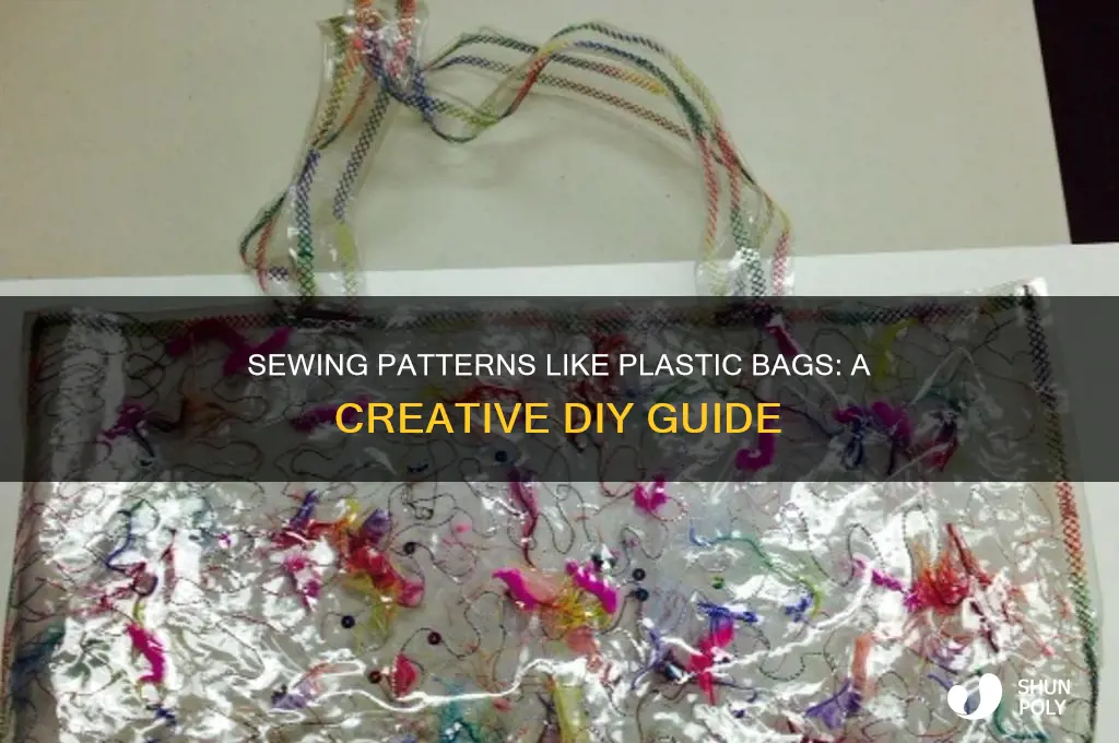 how to sew a pattern like a plastic bag