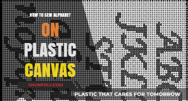 Stitching Letters on Plastic Canvas: A Beginner's Guide