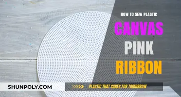 Stitching Plastic Canvas: A Pink Ribbon Guide