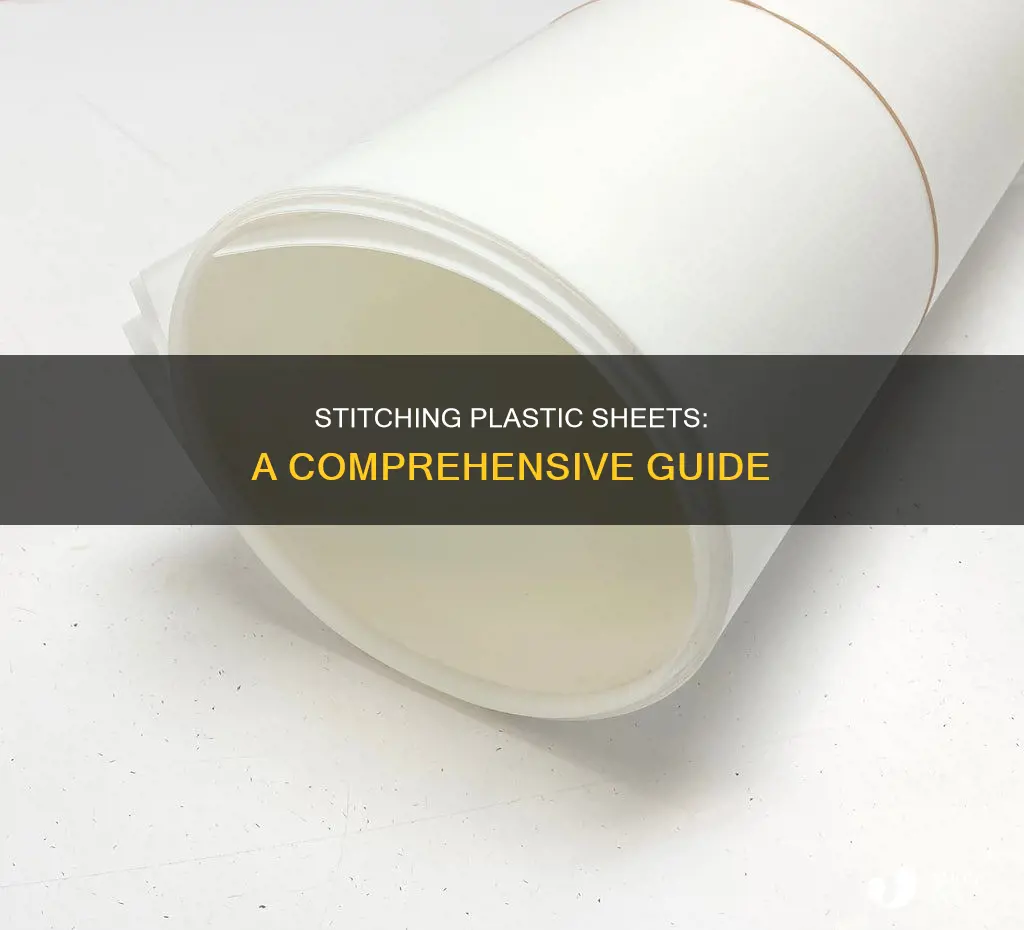 how to sew plastic sheets together