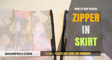 Sewing Plastic Zippers: Skirt Edition