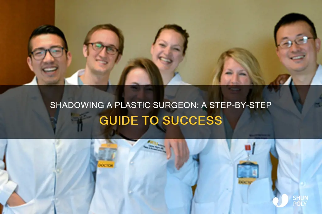 how to shadow a plastic surgeon