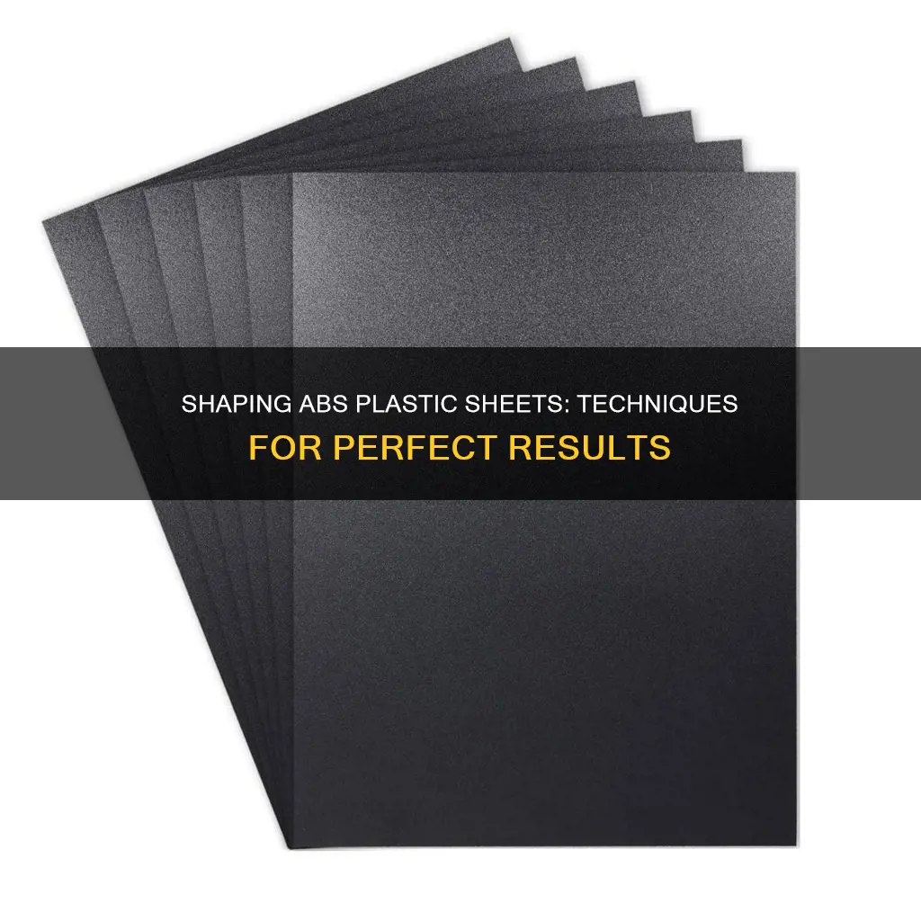 how to shape abs plastic sheet