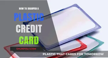 Sharpening a Credit Card: DIY Guide to a Functional Tool