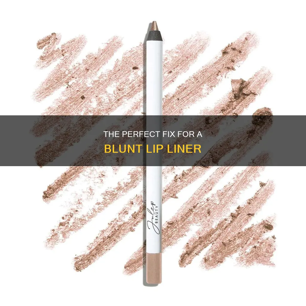 how to sharpen a plastic lip liner