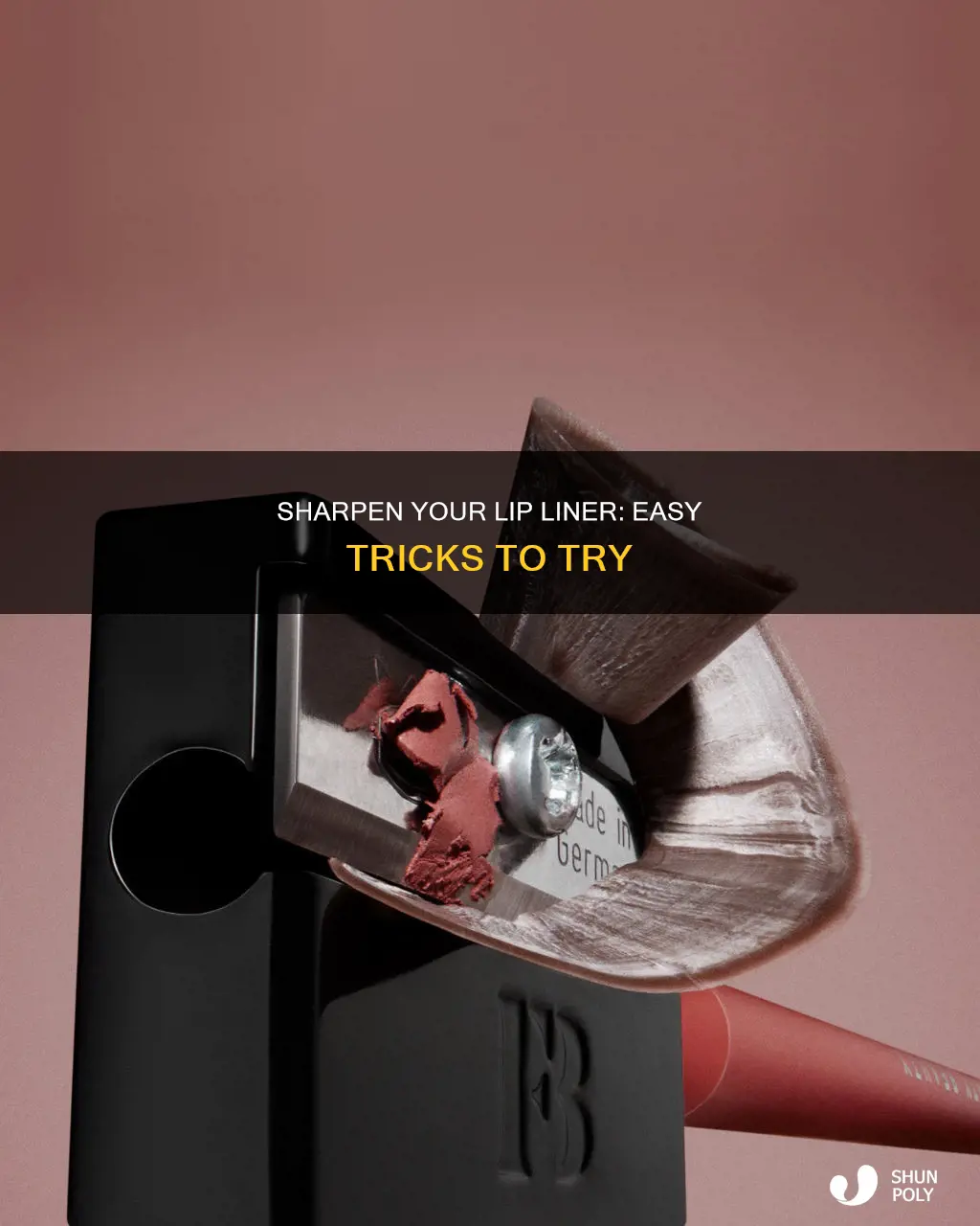 how to sharpen lip liner plastic