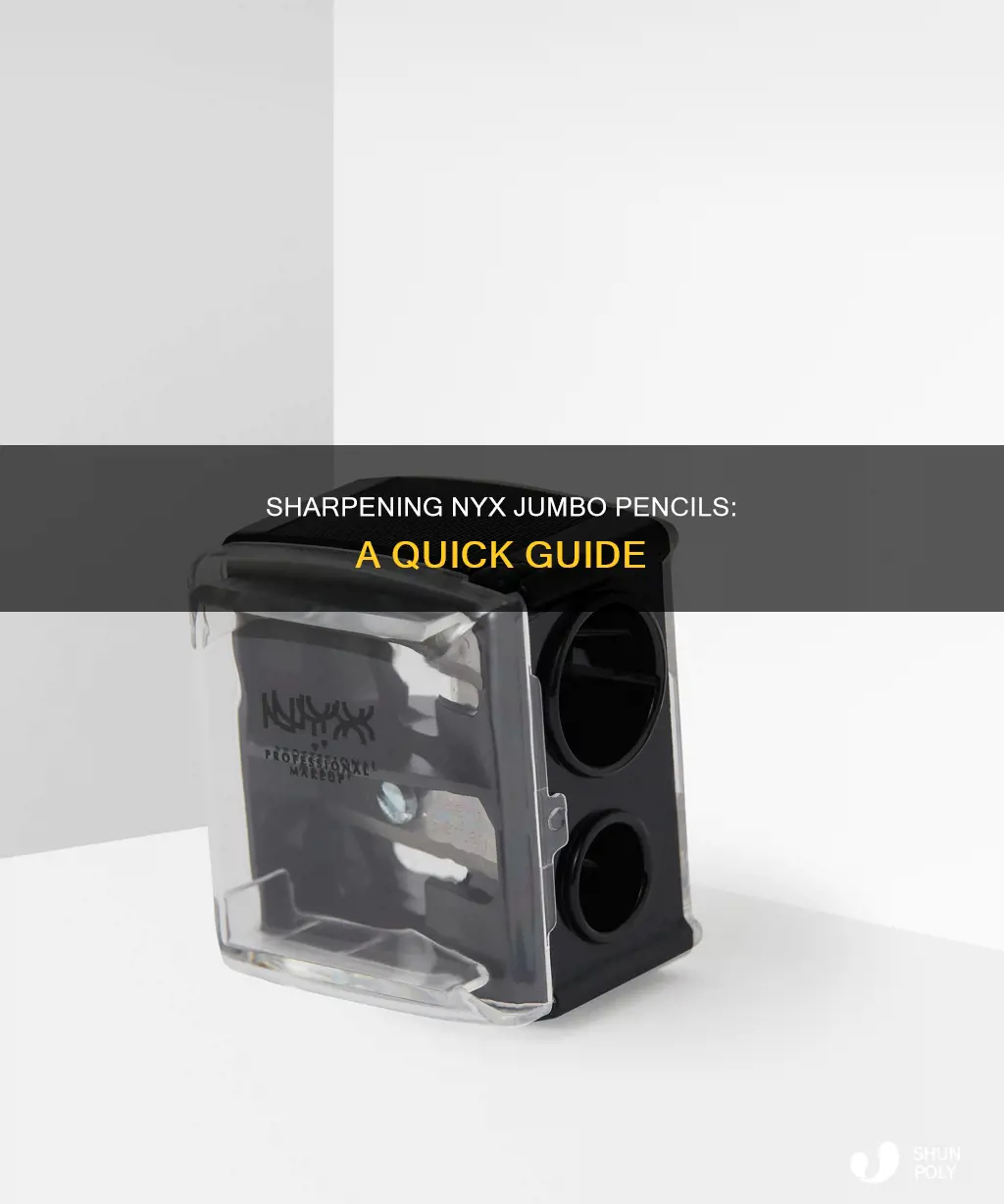 how to sharpen nyx jumbo pencil plastic