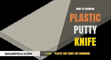 Sharpening Plastic Putty Knives: Easy Ways to Get Started