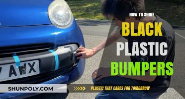 Make Black Plastic Bumpers Shine Like New