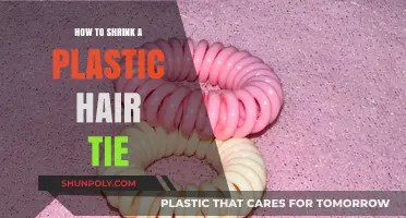 Reviving Old Hair Ties: Shrinking Plastic Bands