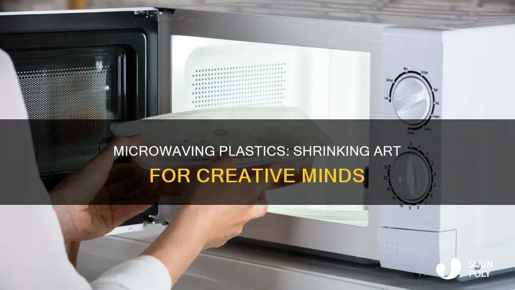 how to shrink plastic in microwave
