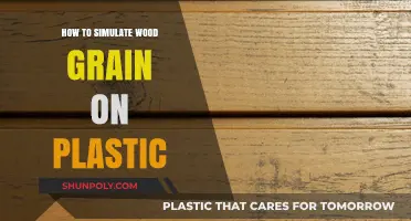 Simulating Wood Grain: Plastic's Transformation to Natural Wood