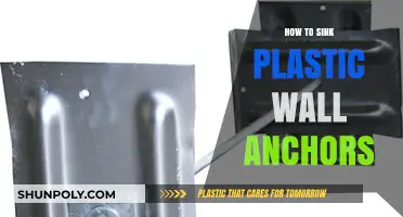 The Right Way to Sink Plastic Wall Anchors