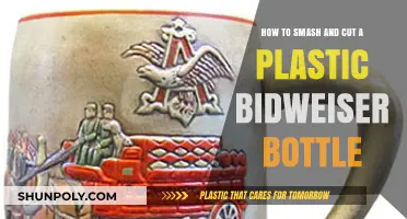 Mastering the Art of Smashing and Cutting Plastic Budweiser Bottles