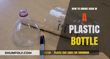 DIY Hash Smoking: A Simple Guide Using a Plastic Bottle