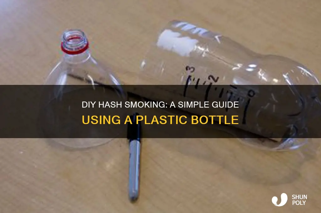 how to smoke hash in a plastic bottle