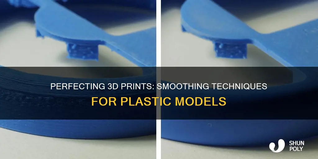 how to smooth 3d printed plastic
