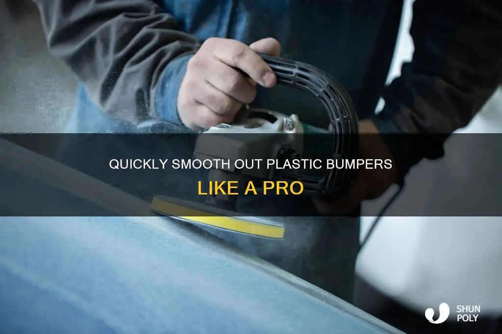 how to smooth a plastic bumper