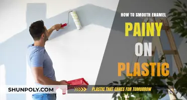 Achieving Smooth Enamel Paint Finish on Plastic Surfaces