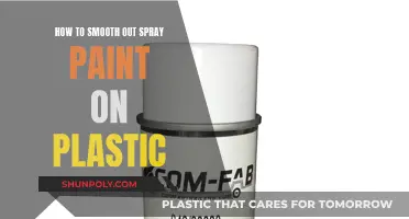 Spray Paint Perfection: Smooth Finish on Plastic
