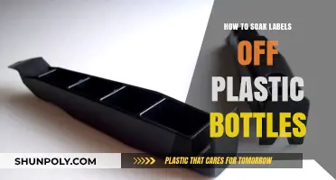 Effortless Label Removal: How to Soak Labels Off Plastic Bottles
