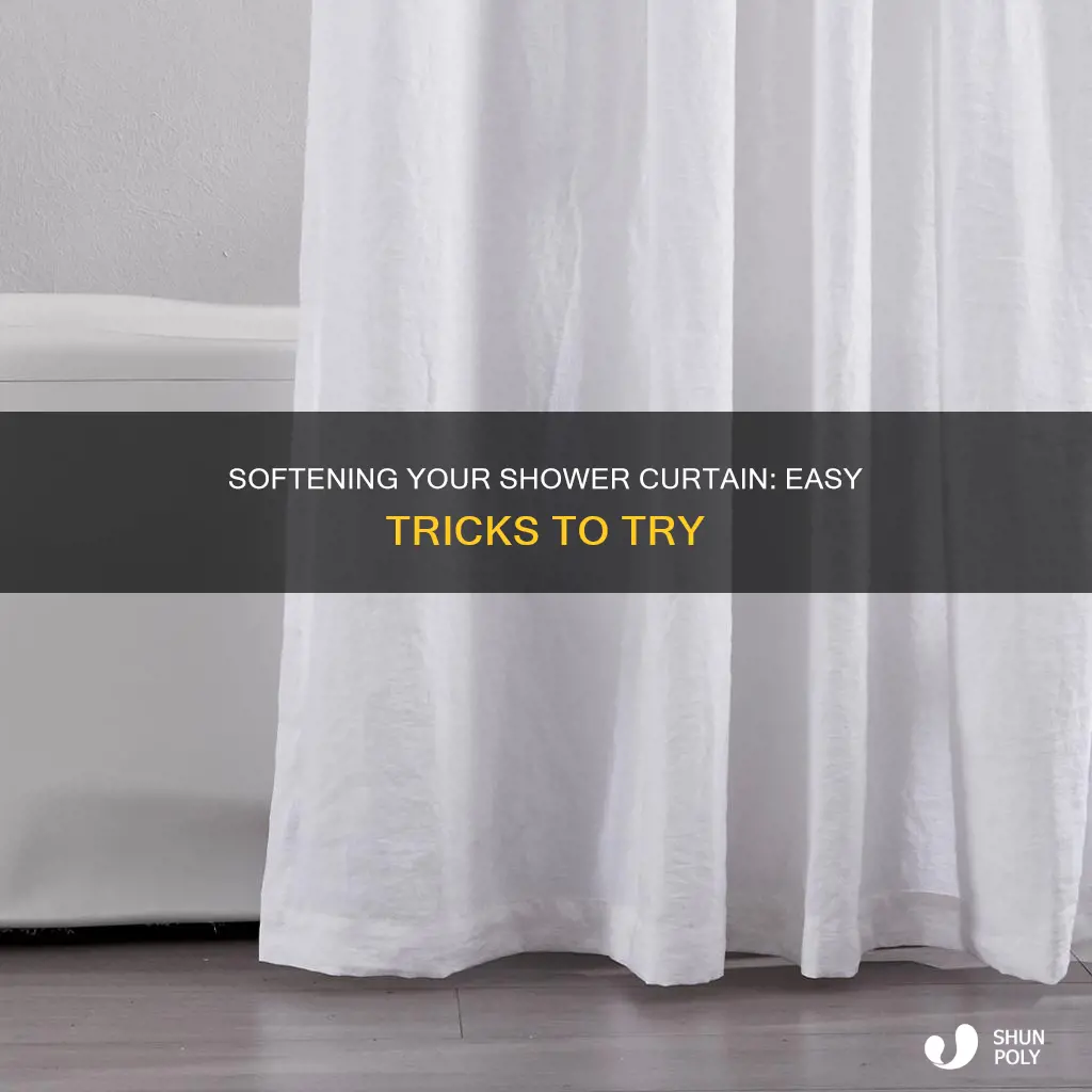 how to soften a plastic shower curtain