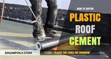 Easy Ways to Soften Roof Cement