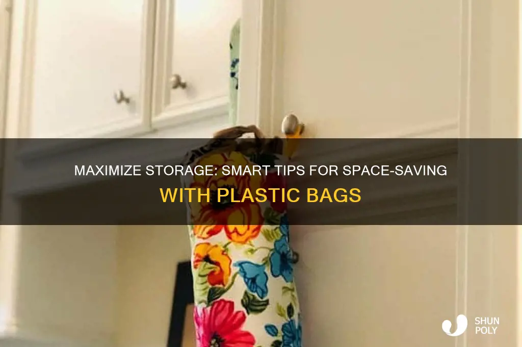 how to space saver plastic bags