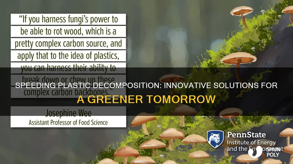 how to speed up decomposition of plastic