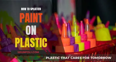 Mastering Paint Splatter Techniques on Plastic Surfaces