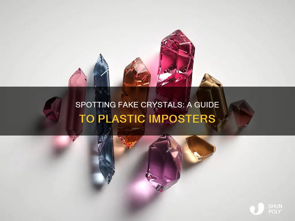 how to spot fake plastic crystals