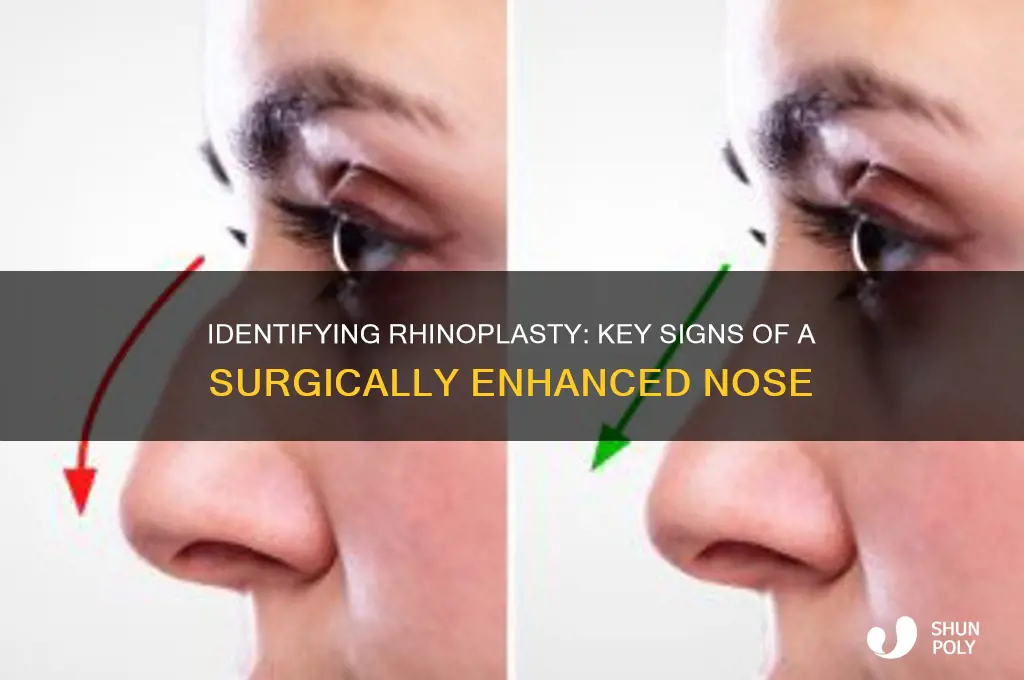 how to spot plastic surgery nose