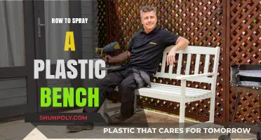 Spray-Painting Plastic Benches: A Simple Guide