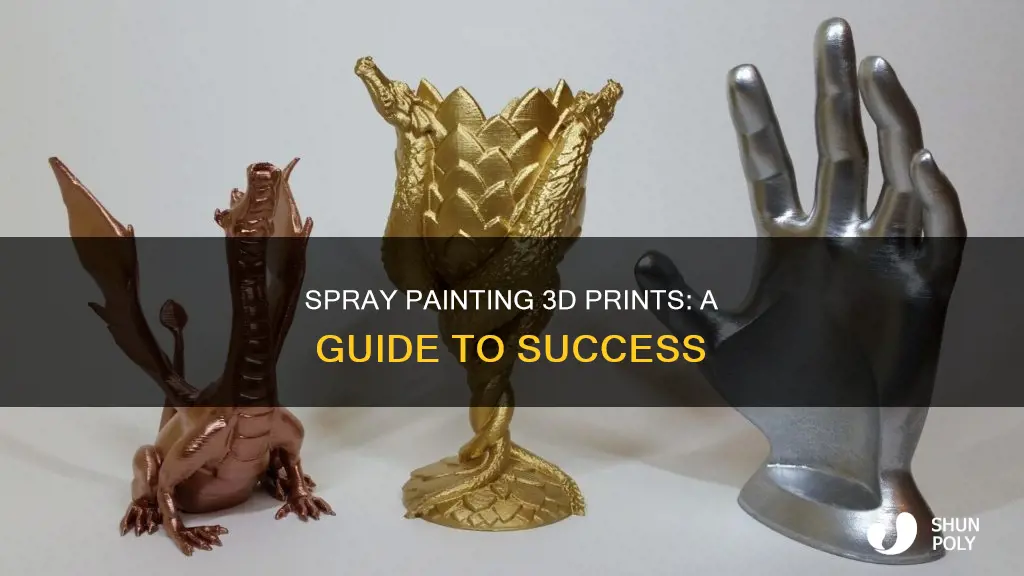 how to spray paint 3d printed plastic