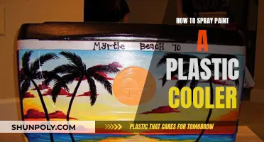 Spray Painting Plastic Coolers: A Step-by-Step Guide