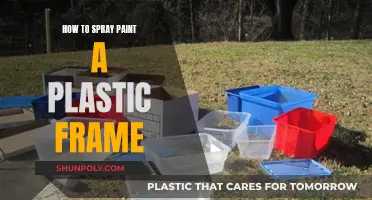 Spray Painting Plastic Frames: A Step-by-Step Guide